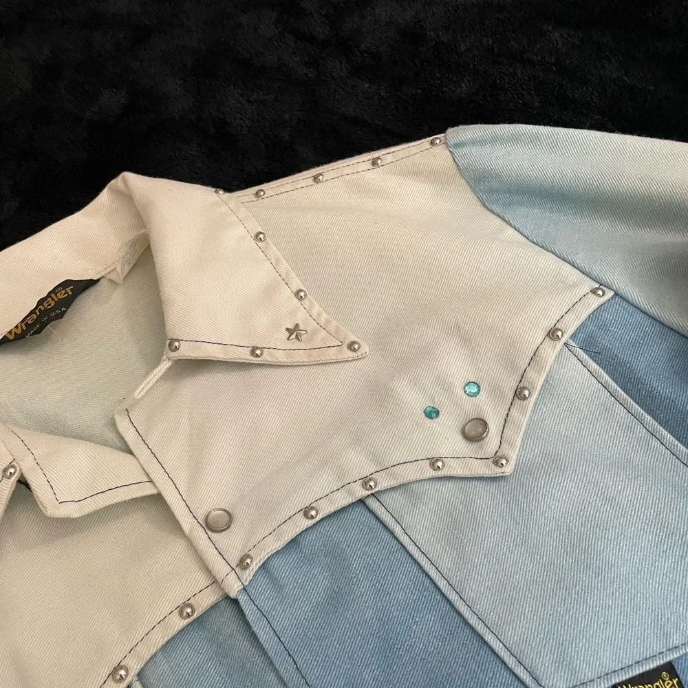 Super Unique Vintage Wrangler Music Note Jacket - Picture 5 of 5